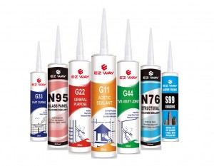 Glass panel silicone sealant